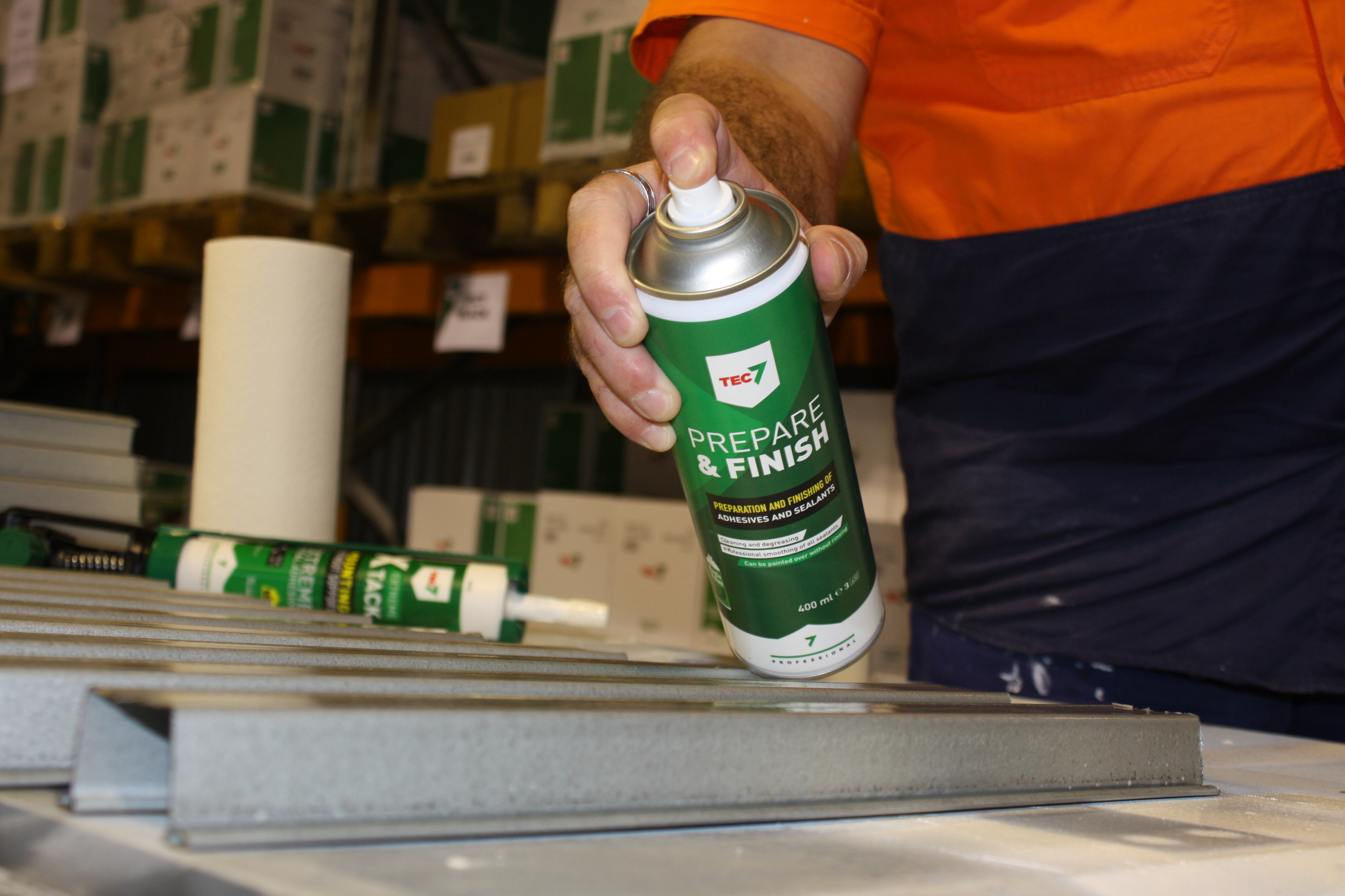 Prepare and Finish in use